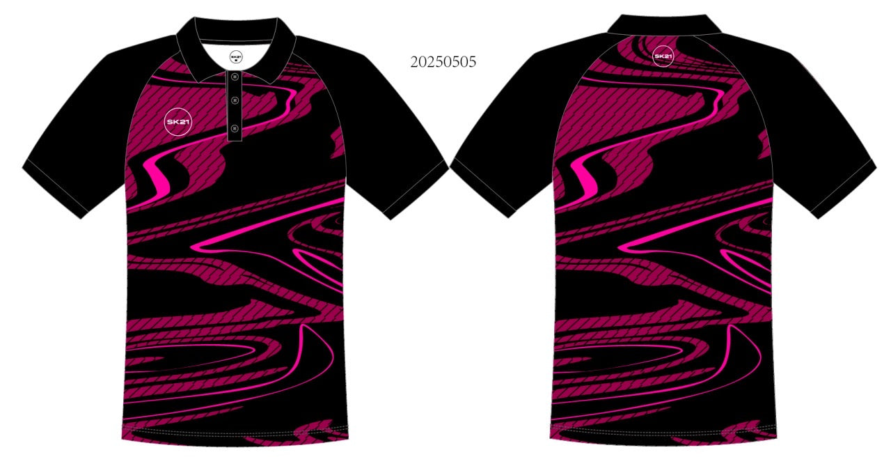 SK21 Bright Pink/Purple Colour Wave