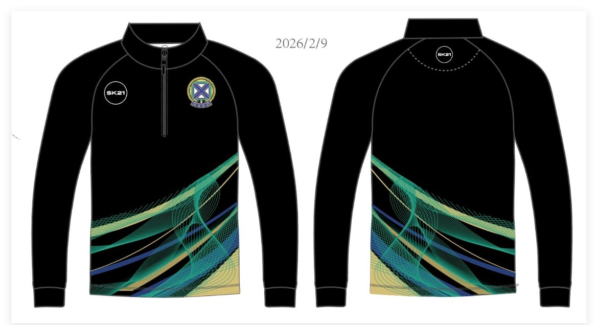 North British Bowling Club 1/4 zipper