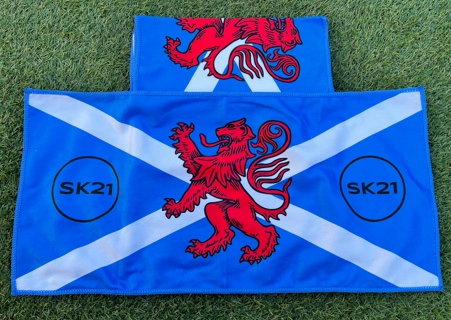 SK21 Scotland Bowls towel