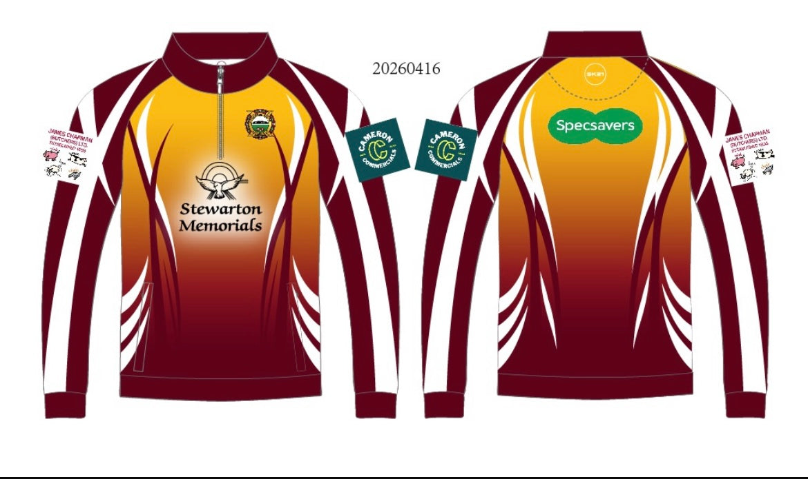Lanarkshire Indoor Bowling Club 1/4 zipper
